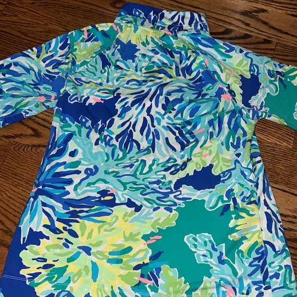 Lilly Pulitzer Skipper Popover in Wade and Sea Print size Medium EUC RARE - Picture 8 of 8